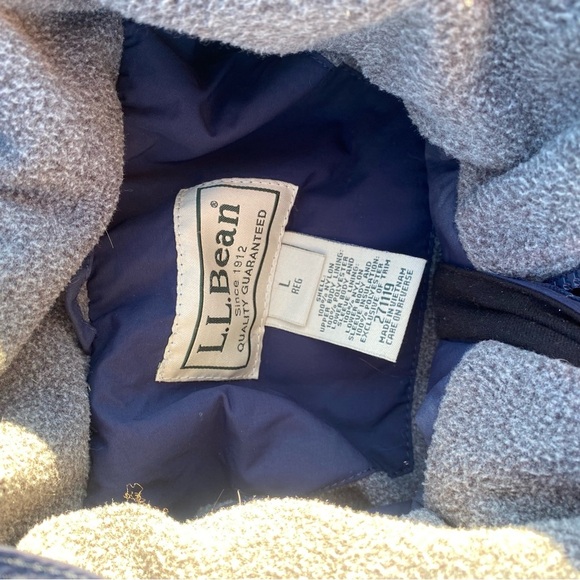 L.L. Bean Vintage 90s Warden's Parka Hooded GORE-TEX Winter Jacket Men's L - Picture 3 of 5